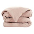 Housse de couette en double gaze de coton – 140 x 200 cm – Gaïa Rose, image n° 2