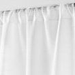 Voilage passe-tringle 90 x 200 cm – Voile sablé Lissea Blanc, image n° 3