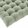 Assise matelassée 38 x 38 cm – Coton/Polyester recyclé GRS – Twily Sauge, image n° 2