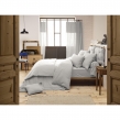 Housse de couette 260 x 240 cm – Double gaze de coton – Collection Gaïa – Coloris Gris Perle, image n° 5