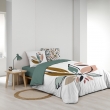 Parure de lit 3 pièces 240 x 220 cm – Coton 42 fils – OCTAVIA Cèdre, image n° 5