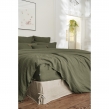Drap Housse 140 x 190 cm – Lin Lavé Français Luxe Soline – Thym, image n° 4