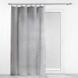 Voilage &agrave; anneaux 140 x 240 cm &ndash; Voile tiss&eacute; Milza Anthracite, image n° 1