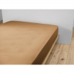 Drap Housse Double Gaze de Coton Camel – 200 x 200 cm – Bonnet 30 cm, image n° 2