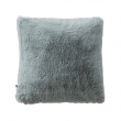 Coussin Déhoussable 45 x 45 cm en Fausse Fourrure – Bleu artic, image n° 1