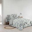Parure de lit 6 pièces VOLTINE SAUGE – 260 x 240 cm – 100% coton – 42 fils/cm², image n° 4