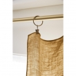 Rideau Ajustable + 8 Anneaux Pince &ndash; Lin Lav&eacute; Fran&ccedil;ais Luxe Soline &ndash; 140 x 270 cm &ndash; Caramel, image n° 3