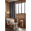 Rideau Petite Hauteur 140 x 180 cm &ndash; Occultant Doubl&eacute; Polaire &ndash; Bjorn Gris, image n° 1