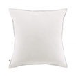 Taie d’oreiller 63 x 63 cm – Flanelle chaude – Collection Candice – Coloris Blanc, image n° 1
