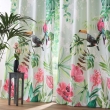 Rideau &agrave; &oelig;illets 140 x 260 cm &ndash; 100% coton imprim&eacute; &ndash; Mod&egrave;le Louisiane, image n° 4