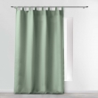 Rideau &agrave; passants &ndash; 140 x 260 cm &ndash; Polyester uni Essentiel Sauge, image n° 1