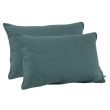 Lot de 2 Taies d’Oreiller en Double Gaze de Coton – 50 x 70 cm – Blen canard, image n° 1