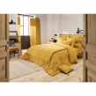 Housse de couette 260 x 240 cm – Double gaze de coton – Collection Gaïa – Coloris Safran, image n° 4