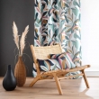 Rideau Grande Hauteur &agrave; &OElig;illets 140 x 280 cm &ndash; Polyester Imprim&eacute; Lavinia, image n° 5