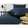 Taie d’oreiller 63 x 63 cm – Flanelle chaude – Collection Candice – Coloris Bleu Foncé, image n° 4