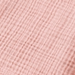 Serviette de Toilette Gaïa 50 x 90 cm – Gaze de Coton Unie Rose Pêche, image n° 3