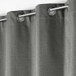 Rideau Thermique 140 x 260 cm &ndash; 100 % Occultant / Jacquard &ndash; Darko Anthracite, image n° 3