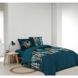 Housse de couette 260 x 240 cm en coton – Alianor Bleu – Imprimé tropical chic, image n° 4