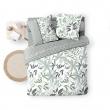 Parure de lit 6 pièces VOLTINE SAUGE – 260 x 240 cm – 100% coton – 42 fils/cm², image n° 5
