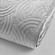 Couvre-lit 240x260 cm + 2 housses de coussin 60x60 cm – Velours uni matelassé SOLANGE Gris, image n° 3