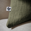 Coussin Déhoussable 45 x 45 cm – 100 % Coton Texturé – Sixtine Thym, image n° 2