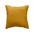 Coussin Déco 40x40 cm – Polyester Uni – Déhoussable – Ocre lumineux, image n° 1