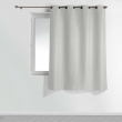 Rideau à œillets petite hauteur 140 x 180 cm – polyester uni essentiel – Gris, image n° 1