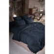 Drap Housse Double Gaze de Coton Bleu foncé – 140 x 190 cm – Bonnet 30 cm, image n° 4