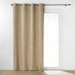 Rideau &agrave; &OElig;illets 140 x 240 cm &ndash; Bouclette Unie &ndash; Wooly Beige, image n° 1