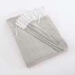 Rideau Galon Fronceur 140 x 240 cm &ndash; Double Gaze de Coton Ga&iuml;a Perle, image n° 3