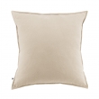 Taie d&rsquo;oreiller 63 x 63 cm &ndash; Flanelle chaude &ndash; Collection Candice &ndash; Coloris Beige, image n° 1