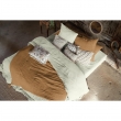 Housse de couette 2 personnes 240x220 cm – Double gaze de coton Luxe – Vert d'eau – Gaïa, image n° 3