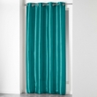 Rideau en shantung effet brillant 140 x 240 cm &ndash; Shana Bleu, image n° 1