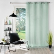 Voilage à œillets petite hauteur 140 x 180 cm – Voile tissé Soane Menthe, image n° 4