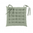 Assise matelassée 38 x 38 cm – Coton/Polyester recyclé GRS – Twily Sauge, image n° 1
