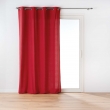 Rideau &agrave; &oelig;illets 135 x 260 cm &ndash; polycoton &ndash; Twily Rouge, image n° 2