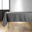 Nappe de Table XXL 140 x 300 cm – Polyester Uni – Teinte Beton, image n° 1