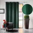 Lot de 2 Rideaux &agrave; &OElig;illets 140 x 240 cm &ndash; Occultants Mezzo Vert, image n° 2