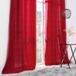 Rideau &agrave; &oelig;illets 135 x 260 cm &ndash; polycoton &ndash; Twily Rouge, image n° 7