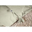 Housse de couette en double gaze de coton – 140 x 200 cm – Gaïa Vert d'eau, image n° 4