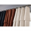 Rideau Ajustable Sixtine &ndash; 140 x 270 cm &ndash; Coton Flamm&eacute; &ndash; Terracotta, image n° 3