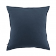 Taie d’oreiller 63 x 63 cm – Flanelle chaude – Collection Candice – Coloris Bleu Foncé, image n° 1