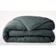 Housse de Couette 260 x 240 cm – Lin Lavé Français Luxe Soline – Ardoise, image n° 4