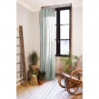 Rideau ajustable + 8 anneaux pince &ndash; Gaze de coton &ndash; 140 x 300 cm &ndash; Eucalyptus &ndash; Ga&iuml;a, image n° 3