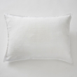 Taie d’Oreiller 50 x 70 cm – Lin Lavé Français Luxe Soline - Blanc, image n° 1