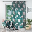 Voilage à Œillets 140 x 240 cm – Voile Sablé Imprimé – Belline Émeraude, image n° 4