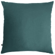 Taie d'oreiller en double gaze de coton – 60 x 60 cm – Gaïa Bleu canard, image n° 1