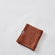Serviette Invité Gaïa 30 x 50 cm – Gaze de Coton Unie Terracotta, image n° 3