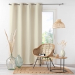 Lot de 2 Rideaux Unis &agrave; &OElig;illets 140 x 260 cm &ndash; Microfibre &ndash; Absolu Naturel, image n° 5