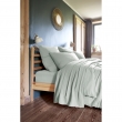 Drap Housse 90 x 190 cm en Gaze de Coton Unie – Gaïa Eucalyptus, image n° 3